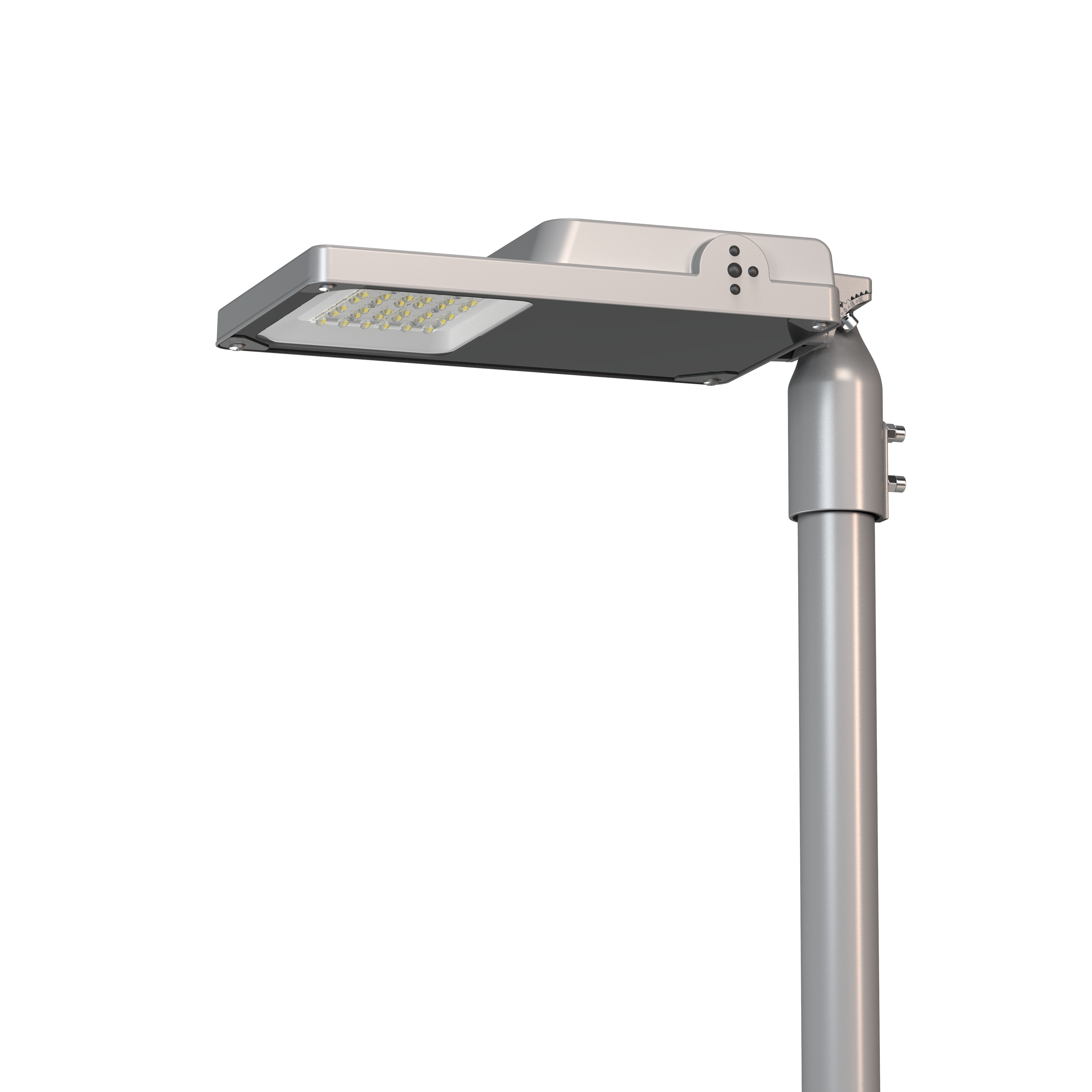 Square shape modern public road luminaire