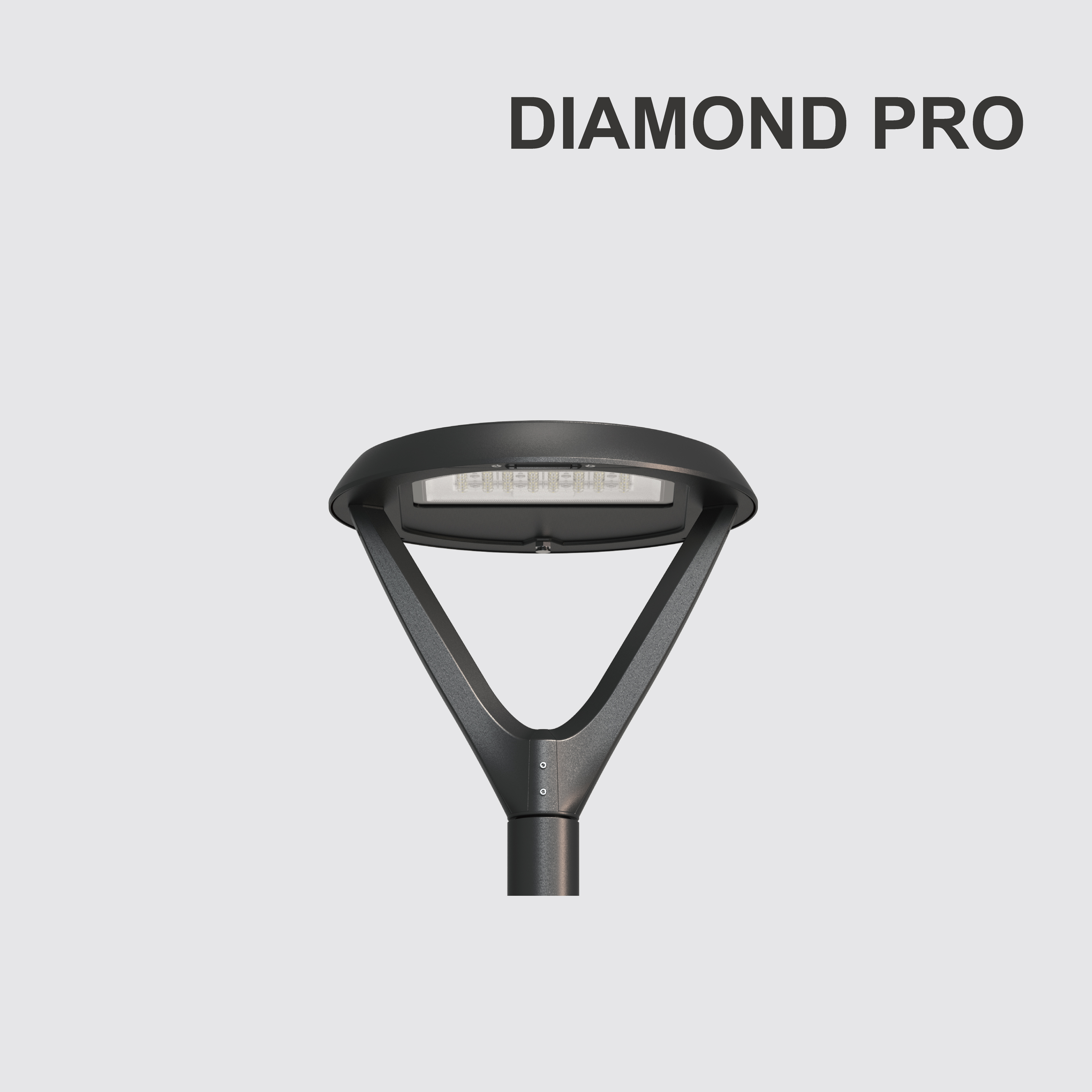 Tool free open outdoor LED urban light