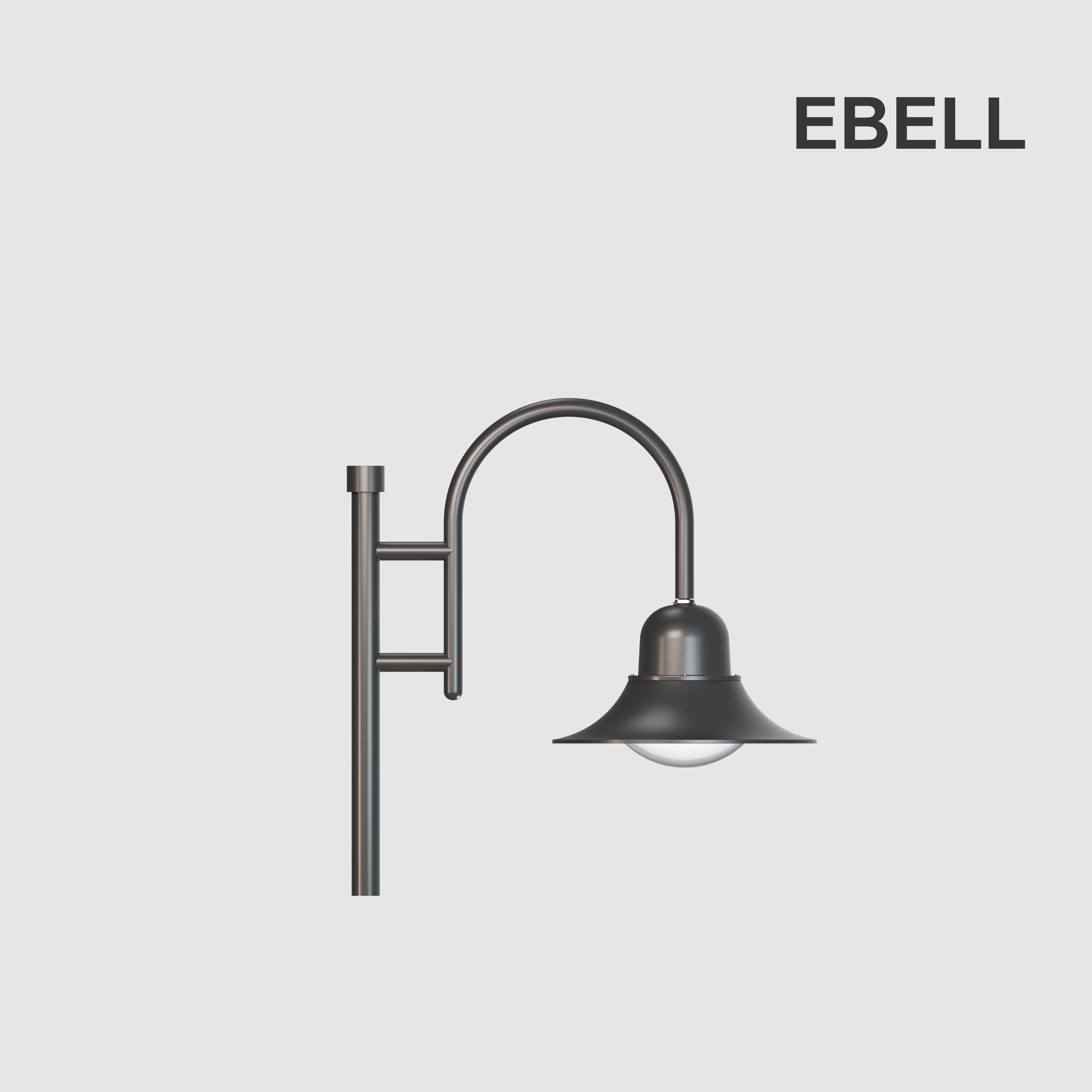 Suspension mounted bell Led outdoor urban light
