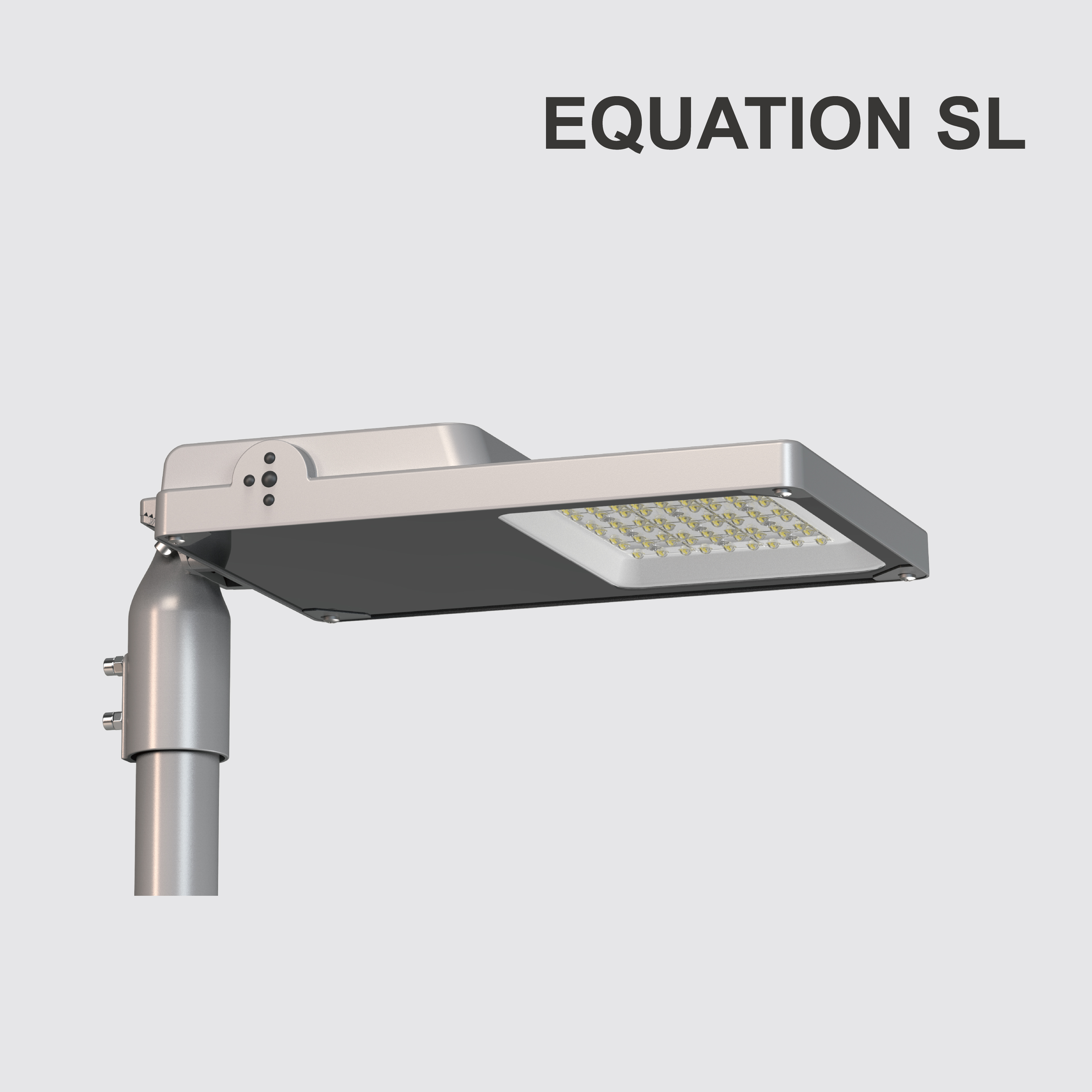Square shape modern public road luminaire